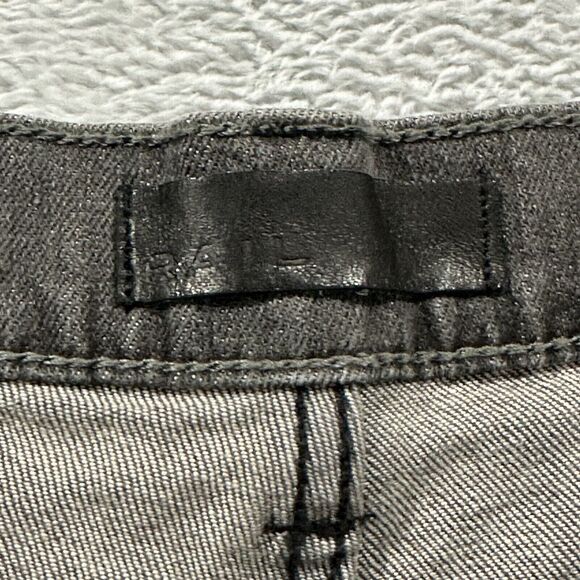 RAIL Stretch Skinny Jeans Men 32 x 32 Gray Ripped Casual - Picture 2 of 13